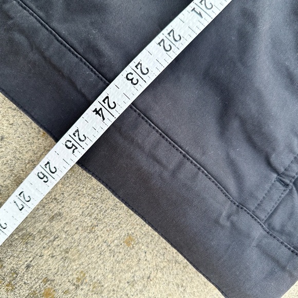 Theroy jacket women large black military snap button canvas - Picture 7 of 7